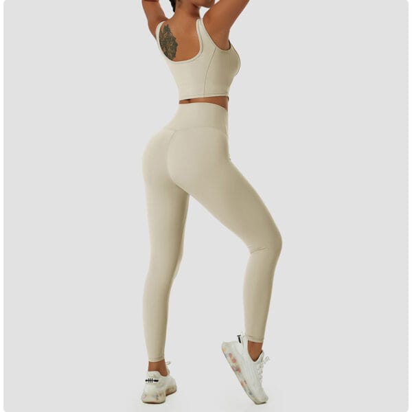 Women's Nude Feel Recycled Cycling Sportswear – Eco-Friendly, Quick-Drying Activewear - Image 2