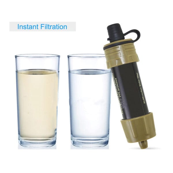 Mini Portable Water Purifier Straw – Lightweight Survival Filter for Outdoor Adventures