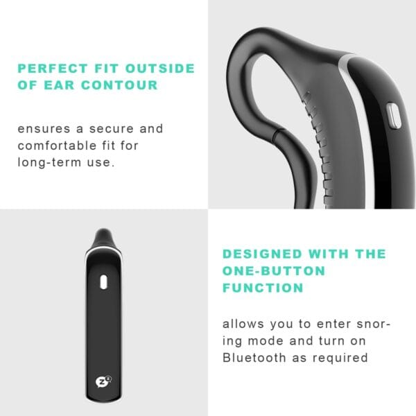 Snore Circle™ E4 Snore Earset | Advanced Anti-Snoring Solution with 36 Dual-Mode Vibration Levels, Bluetooth App Integration, and Sleep Tracking - Image 6