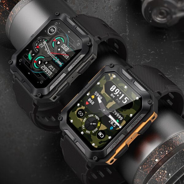 C20Pro Outdoor Smartwatch – Waterproof Bluetooth Calling, Heart Rate, and Blood Oxygen Monitor - Image 2