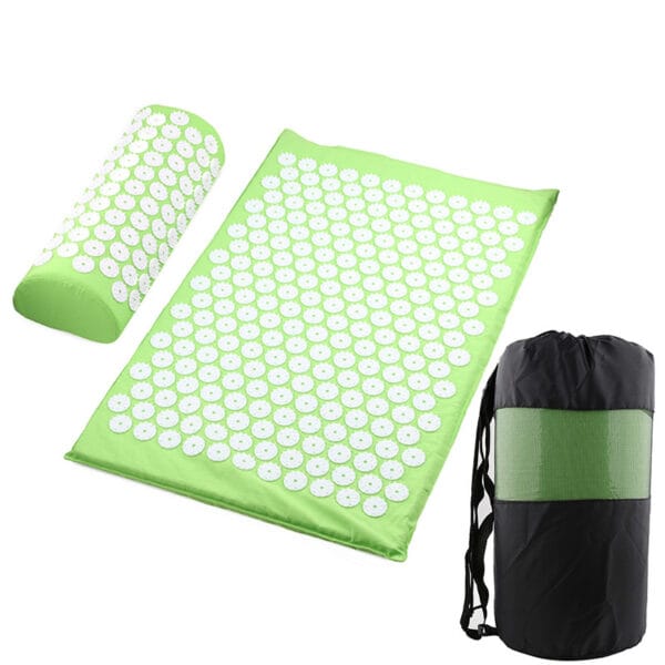 Eco-Friendly Acupuncture Yoga Mat & Pillow Set with Storage Bag Combo Deal – For Pain Relief, Relaxation, and Wellness - Image 4