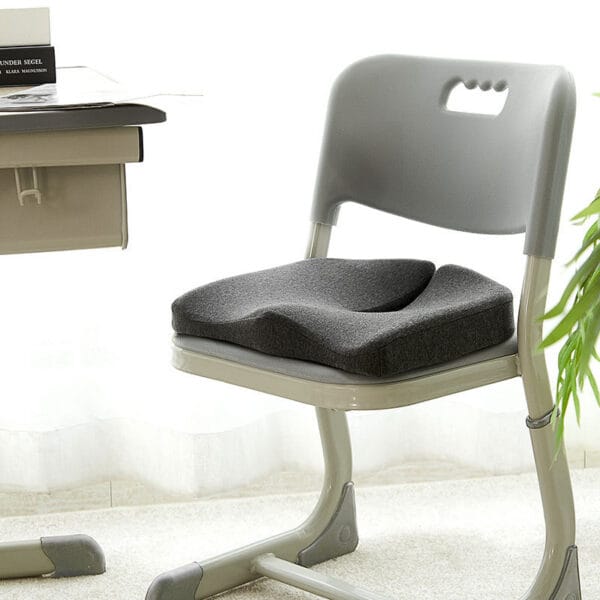 Ergonomic Pressure Relief Memory Foam Seat Cushion | Back & Lumbar Support, Non-Slip, Office & Car Chair Pads - Image 5