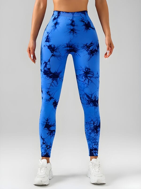 Tie Dye Slimming Yoga Leggings - Butt Lifting, High Stretch, Casual Fitness Women's Activewear - Image 6