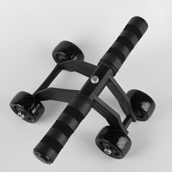 High-Stability 4-Wheel Core Strength & Chest Expansion Fitness Roller | Premium Abdominal Workout Tool - Image 2