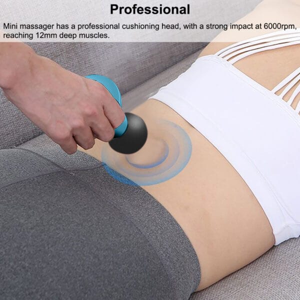 Ultra-Compact Deep Tissue Fascia Gun | Silent & Portable Muscle Massager for Quick Recovery - Image 5