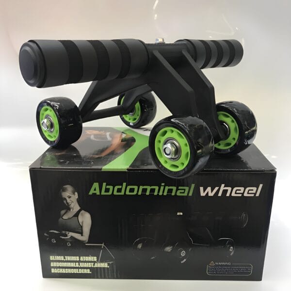 High-Stability 4-Wheel Core Strength & Chest Expansion Fitness Roller | Premium Abdominal Workout Tool - Image 5