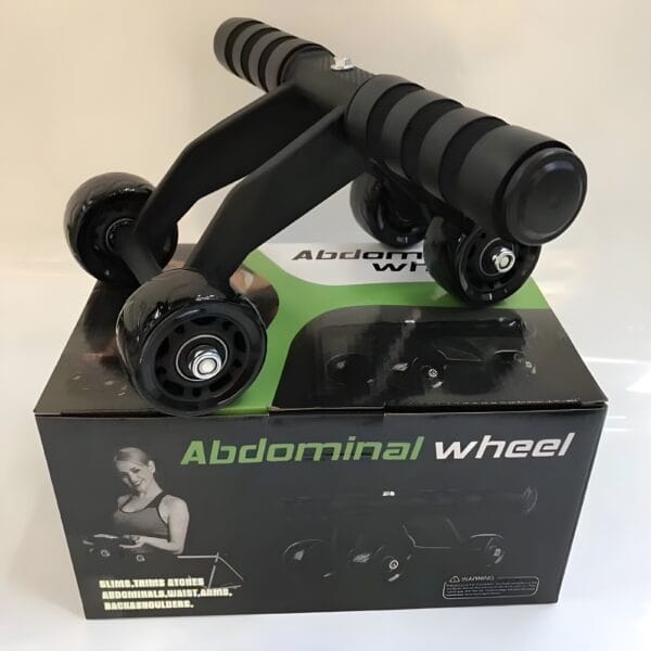 High-Stability 4-Wheel Core Strength & Chest Expansion Fitness Roller | Premium Abdominal Workout Tool - Image 6