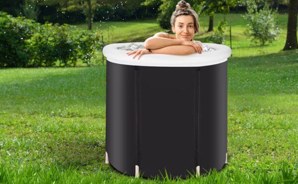 Portable Recovery Ice Tub for Athletes | Foldable Cold Therapy Tub | Insulated Outdoor & Indoor Soaking Spa Bucket - Image 3