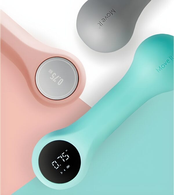 Move It - Smart Dumbbell Fitness Machine with Motion Sensor, App Integration & LED Display
