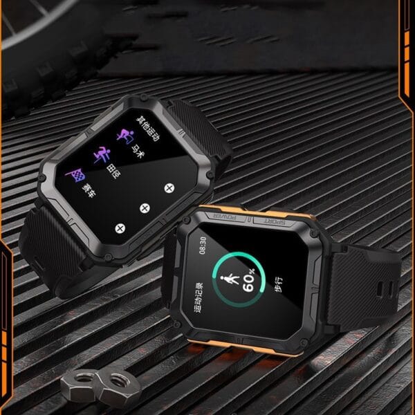 C20Pro Outdoor Smartwatch – Waterproof Bluetooth Calling, Heart Rate, and Blood Oxygen Monitor - Image 3