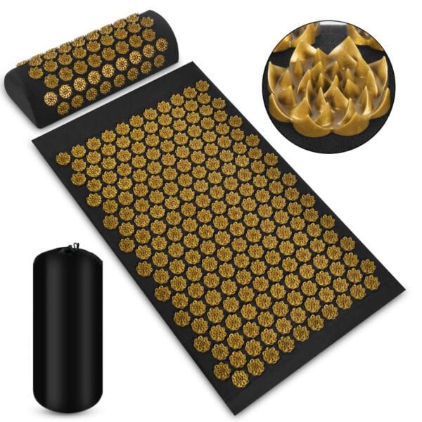 Kuznetsov’s Acupressure Massage Mat & Pillow Set – Deep Pressure Stimulation for Pain Relief & Relaxation - Image 3