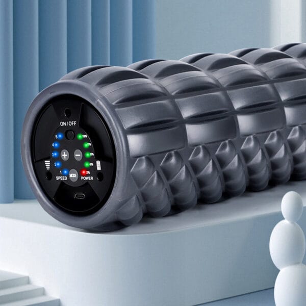 Electric Yoga Massage Column – USB Rechargeable Muscle Relaxation Roller - Image 4