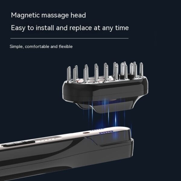 Hair Growth Comb – EMS Microcurrent Red & Blue Light Therapy | Advanced Hair Regrowth & Scalp Massager - Image 3