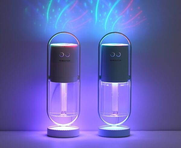 Magic Shadow USB Air Humidifier with Projection Night Light – Mini Ultrasonic Mist Maker & Air Purifier - Image 9