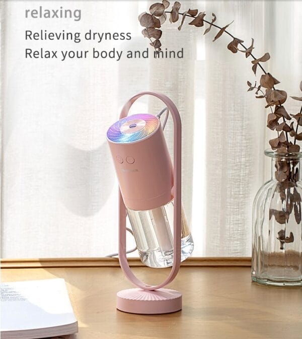 Magic Shadow USB Air Humidifier with Projection Night Light – Mini Ultrasonic Mist Maker & Air Purifier - Image 8
