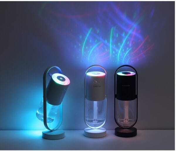Magic Shadow USB Air Humidifier with Projection Night Light – Mini Ultrasonic Mist Maker & Air Purifier - Image 2