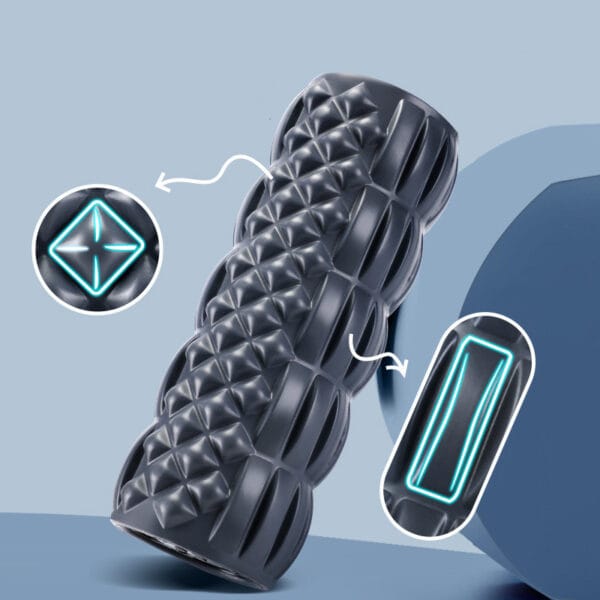 Electric Yoga Massage Column – USB Rechargeable Muscle Relaxation Roller - Image 2