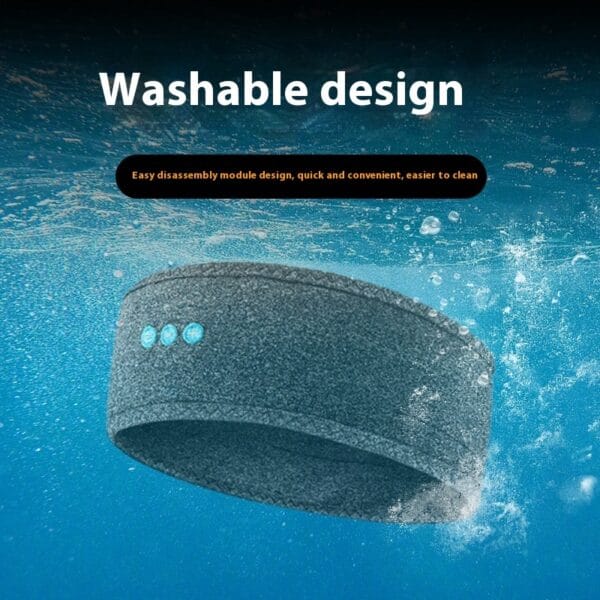 Bluetooth Music Headband for Running, Yoga & Sleep – Wireless Headphones with Ultra-Soft Fit & Long Battery Life